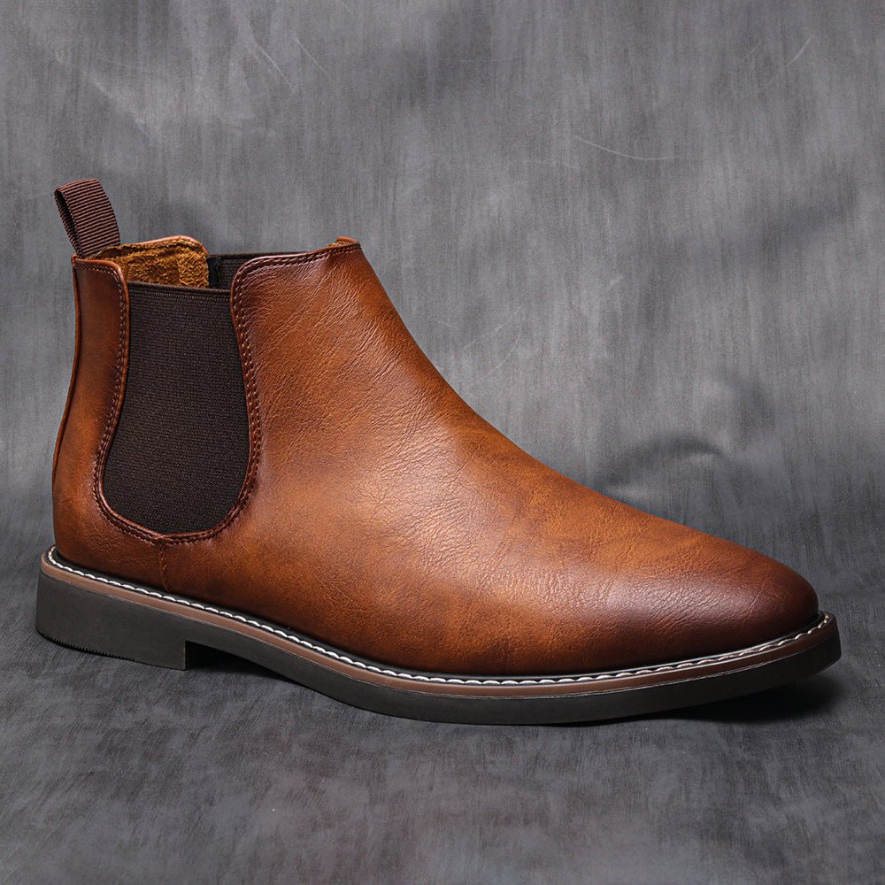 Bottes Retro en Cuir Vachette pour Hommes - Allomarc.com