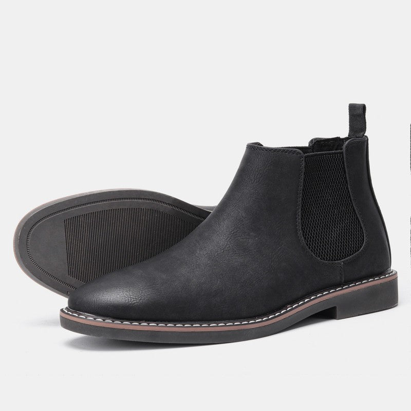 Bottes Retro en Cuir Vachette pour Hommes - Allomarc.com
