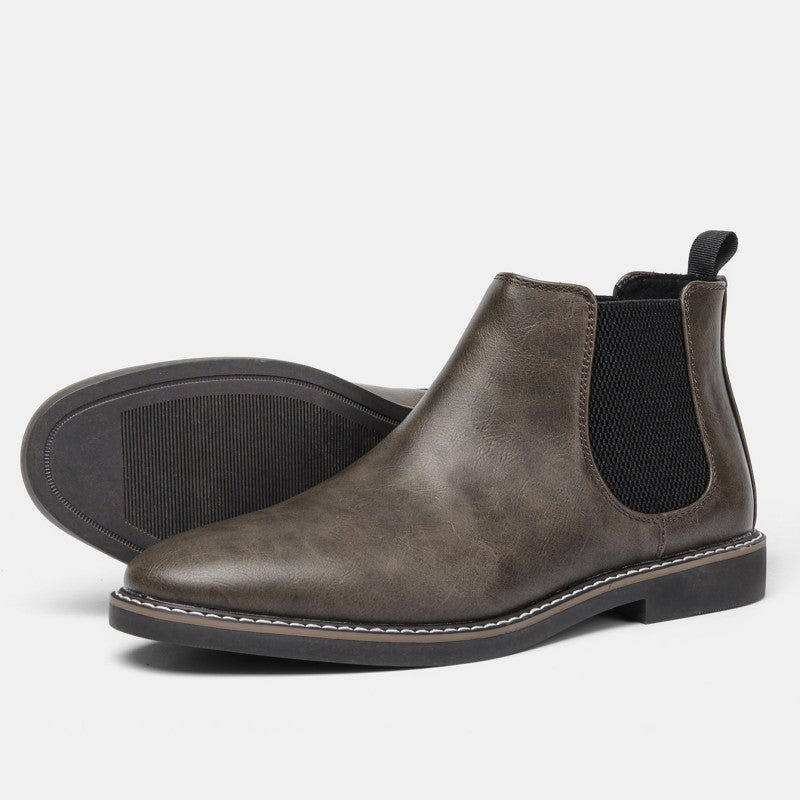 Bottes Retro en Cuir Vachette pour Hommes - Allomarc.com
