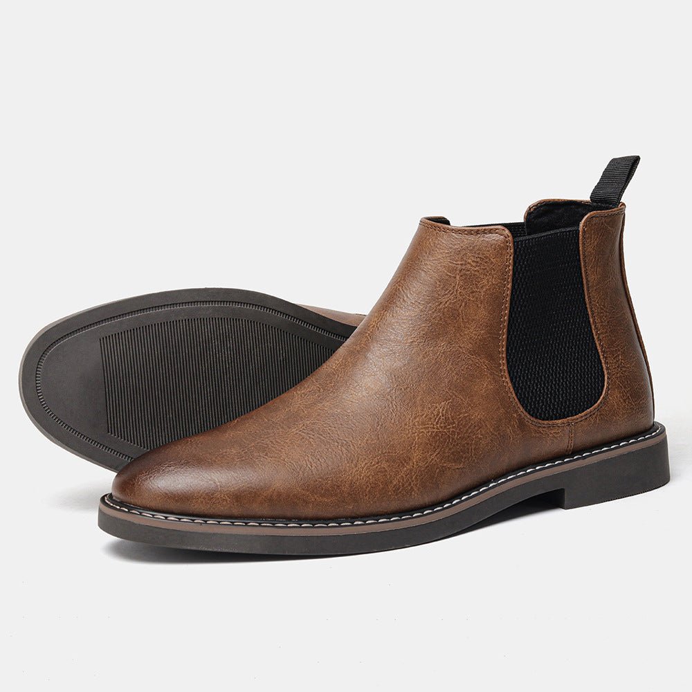 Bottes Retro en Cuir Vachette pour Hommes - Allomarc.com