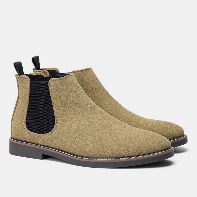 Bottes Retro en Cuir Vachette pour Hommes - Allomarc.com