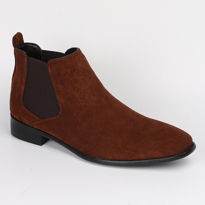 Bottines Chelsea pour hommes à bout carré - Allomarc.com