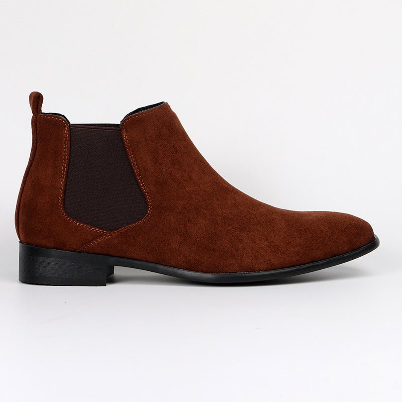 Bottines Chelsea pour hommes à bout carré - Allomarc.com