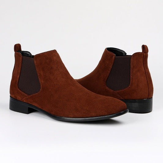 Bottines Chelsea pour hommes à bout carré - Allomarc.com