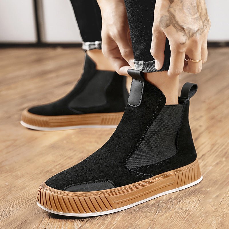 Bottines de Travail Jeunes à Semelle Épaisse - Allomarc.com