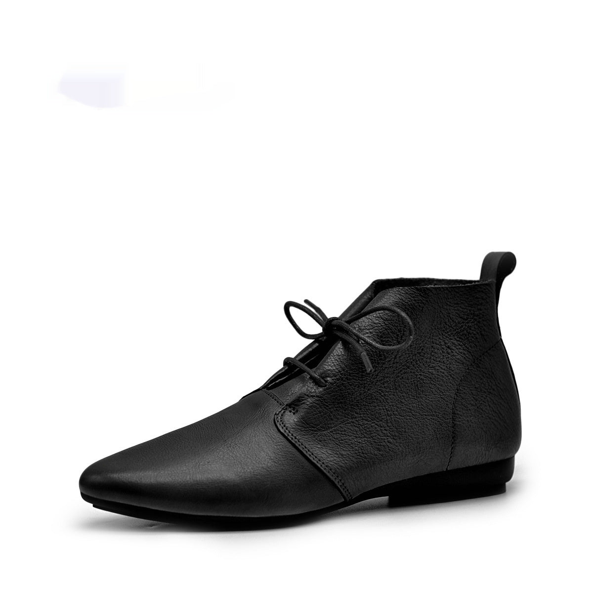 Bottines Plates en Cuir Souple Confortables et Polyvalentes - Allomarc.com