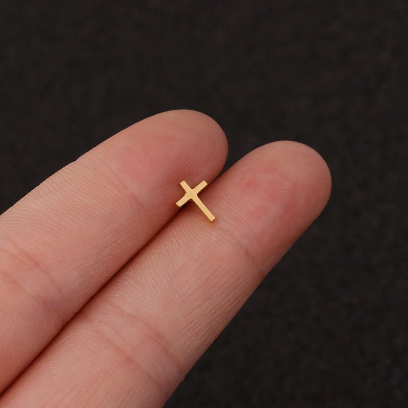 Boucles d'Oreilles en Acier Inoxydable Simple et Personnalisé - Allomarc.com