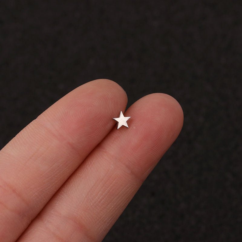 Boucles d'Oreilles en Acier Inoxydable Simple et Personnalisé - Allomarc.com