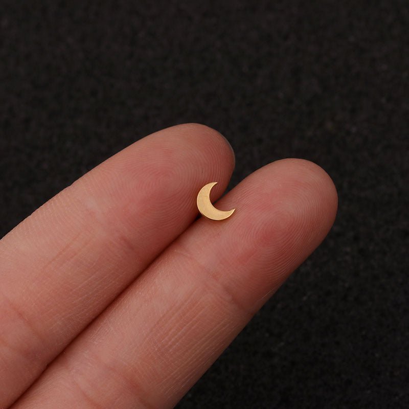 Boucles d'Oreilles en Acier Inoxydable Simple et Personnalisé - Allomarc.com