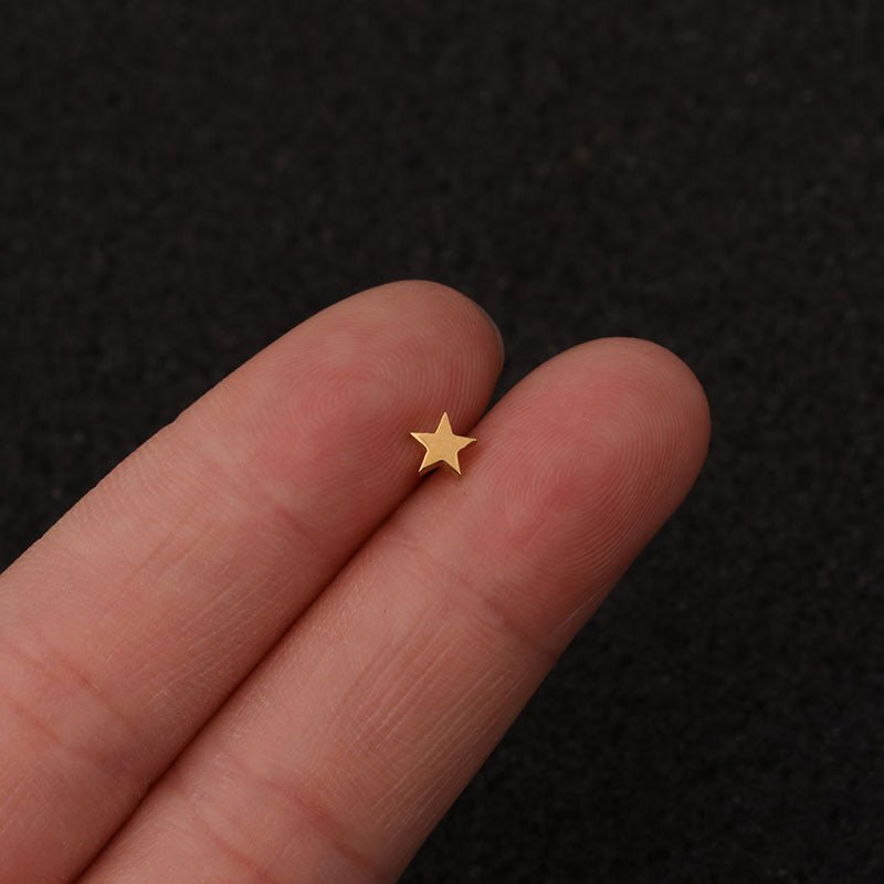 Boucles d'Oreilles en Acier Inoxydable Simple et Personnalisé - Allomarc.com