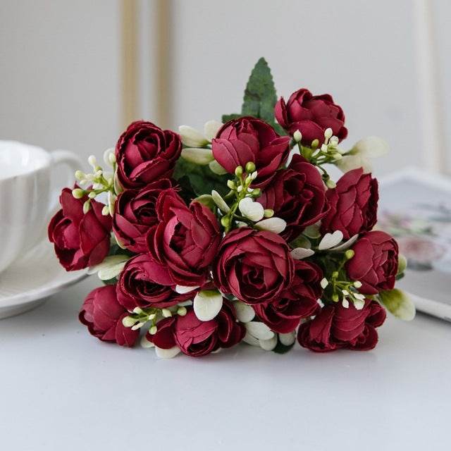 Bouquet de Bourgeons de Thé Nordic Rose Petit - Allomarc.com