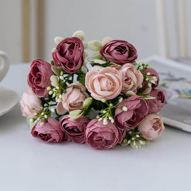 Bouquet de Bourgeons de Thé Nordic Rose Petit - Allomarc.com