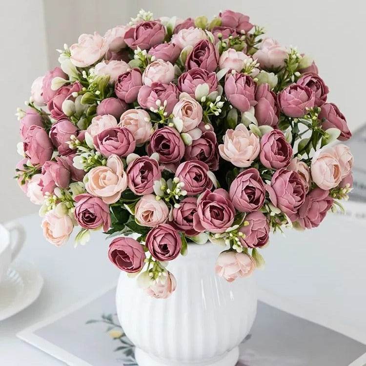 Bouquet de Bourgeons de Thé Nordic Rose Petit - Allomarc.com