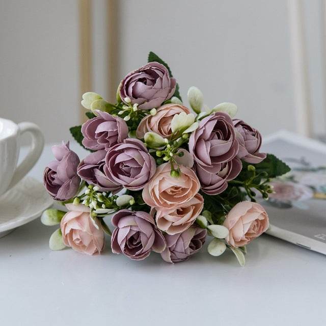 Bouquet de Bourgeons de Thé Nordic Rose Petit - Allomarc.com