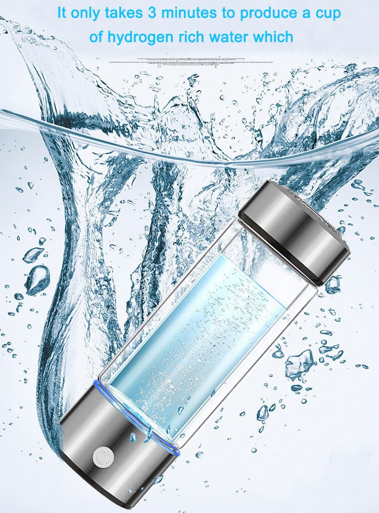 Bouteille d'Eau Ionisée Portable Hydrogène - Allomarc.com