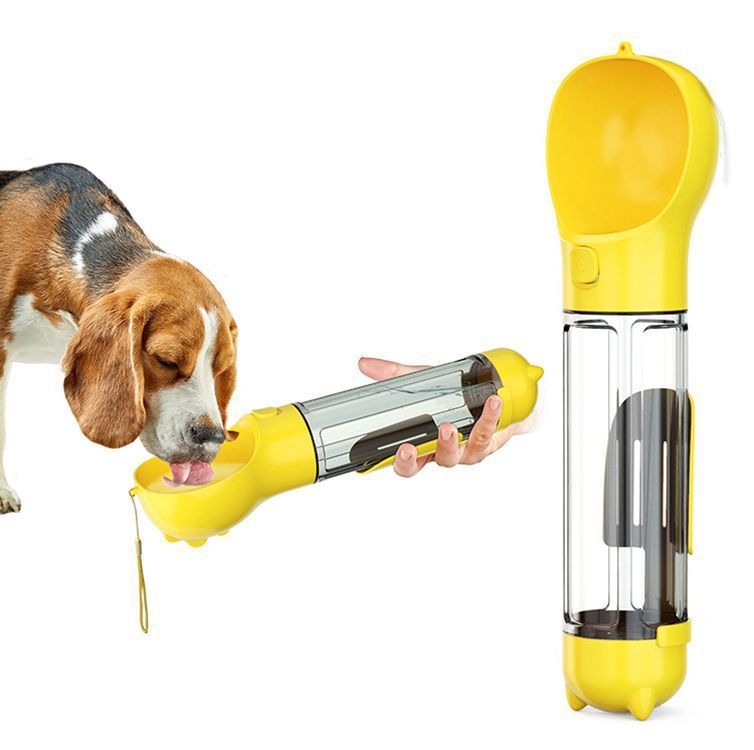 Bouteille d'eau portable multifonctionnelle 300/500ml pour chiens - Allomarc.com