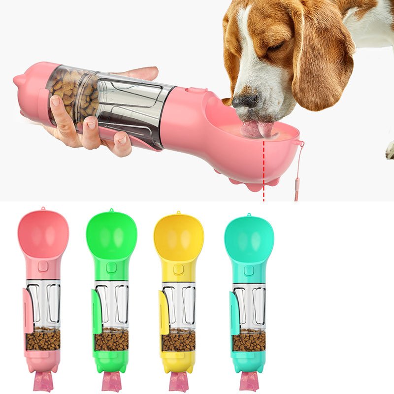 Bouteille d'eau portable multifonctionnelle 300/500ml pour chiens - Allomarc.com