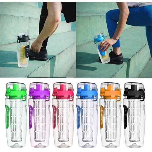 Bouteille d'Infusion de Fruits 32Oz - Bouteille Sport BPA Free - Allomarc.com