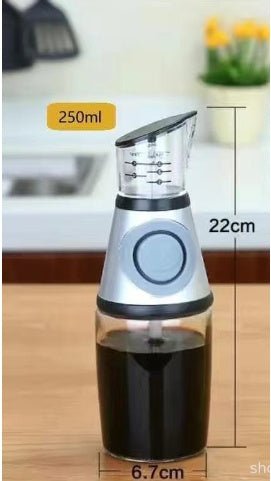 Bouteille en Verre Mesurable de 500ml pour Huile - Ustensiles de Cuisine - Allomarc.com