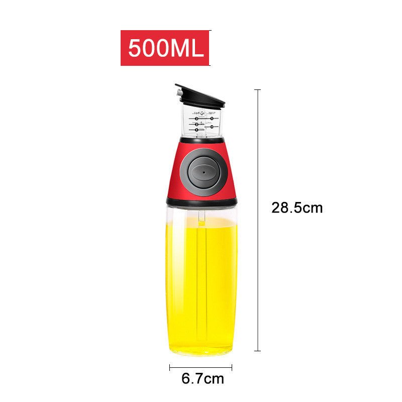 Bouteille en Verre Mesurable de 500ml pour Huile - Ustensiles de Cuisine - Allomarc.com