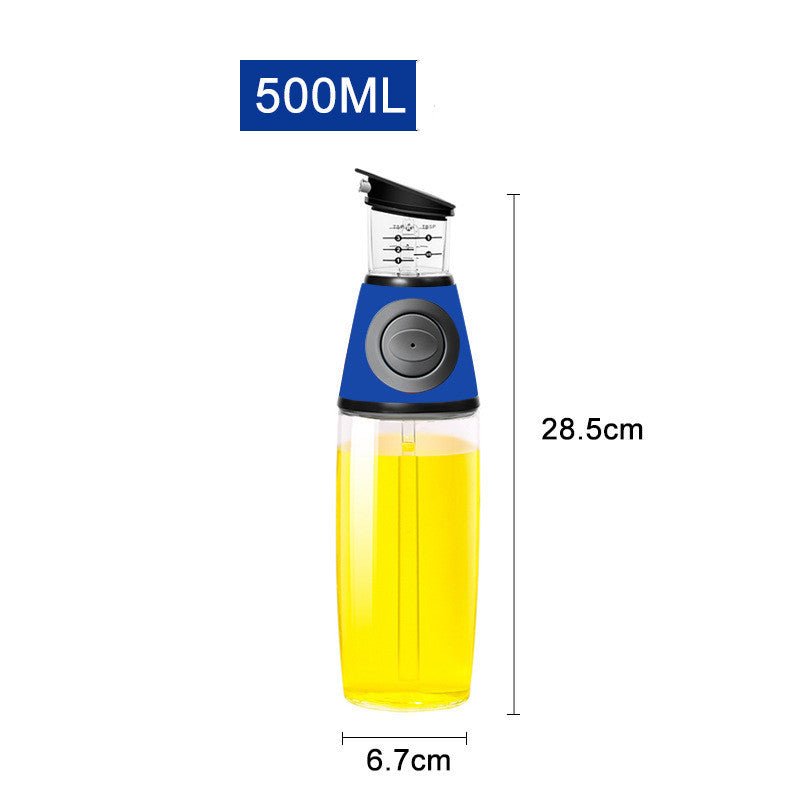 Bouteille en Verre Mesurable de 500ml pour Huile - Ustensiles de Cuisine - Allomarc.com