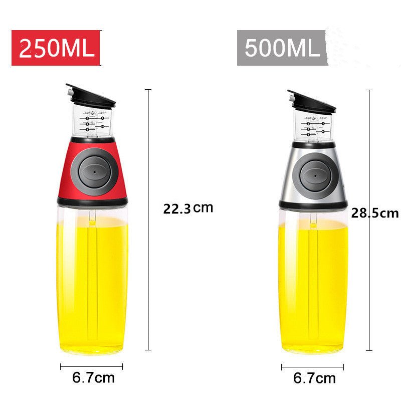 Bouteille en Verre Mesurable de 500ml pour Huile - Ustensiles de Cuisine - Allomarc.com