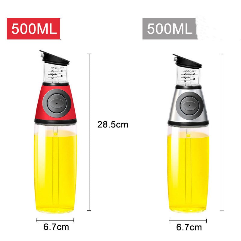 Bouteille en Verre Mesurable de 500ml pour Huile - Ustensiles de Cuisine - Allomarc.com