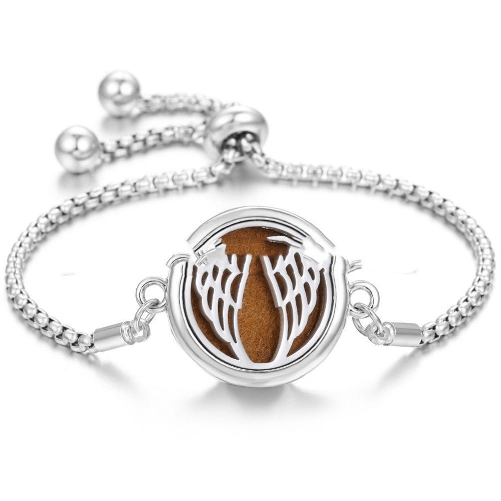 Bracelet Aromathérapie Lucky Tree en Acier Inoxydable - Allomarc.com