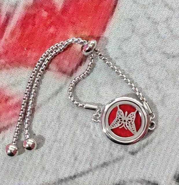 Bracelet Aromathérapie Lucky Tree en Acier Inoxydable - Allomarc.com