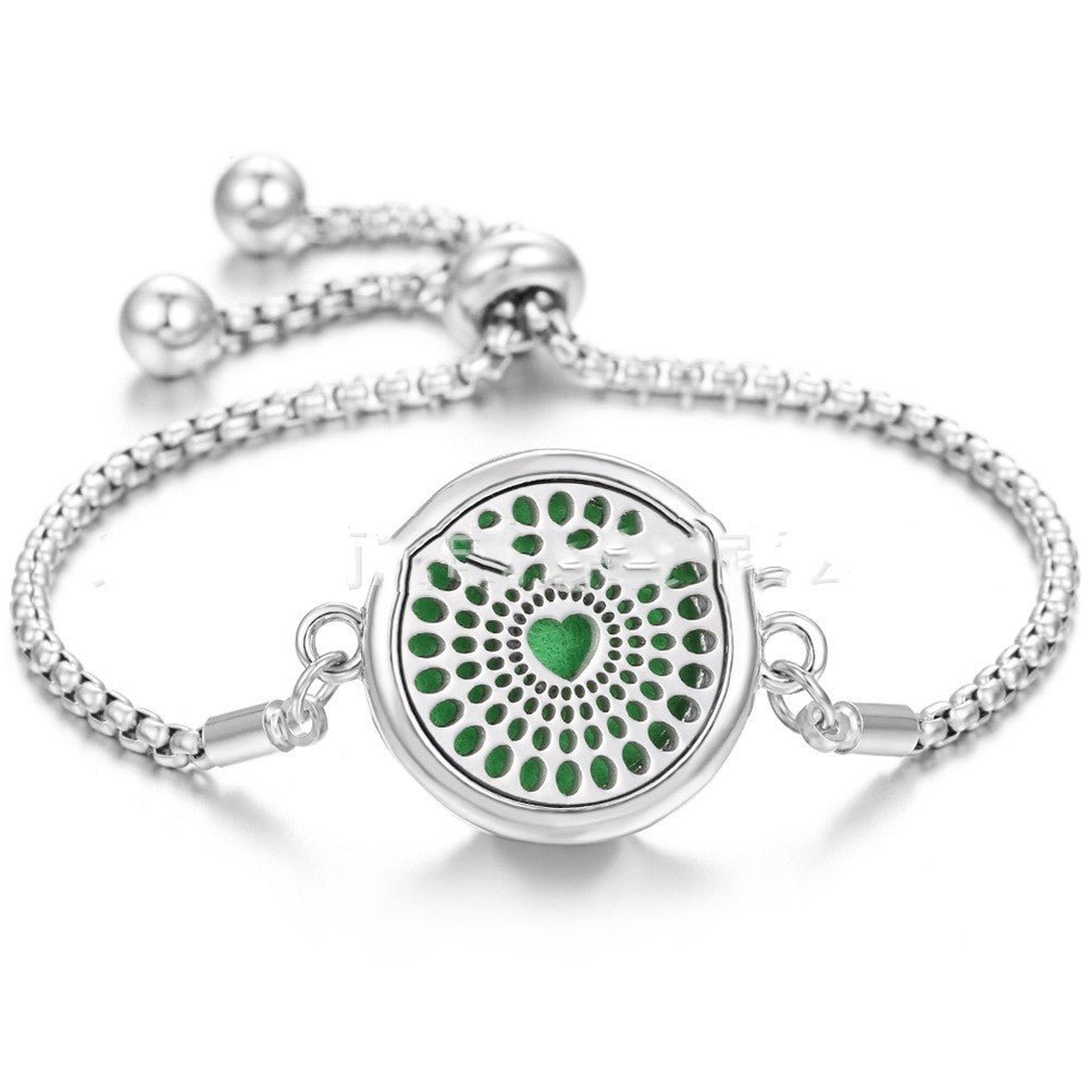 Bracelet Aromathérapie Lucky Tree en Acier Inoxydable - Allomarc.com