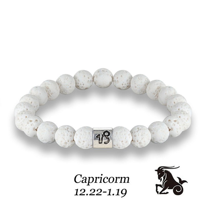 Bracelet Constellation Bleu en Pierre Volcanique - Allomarc.com