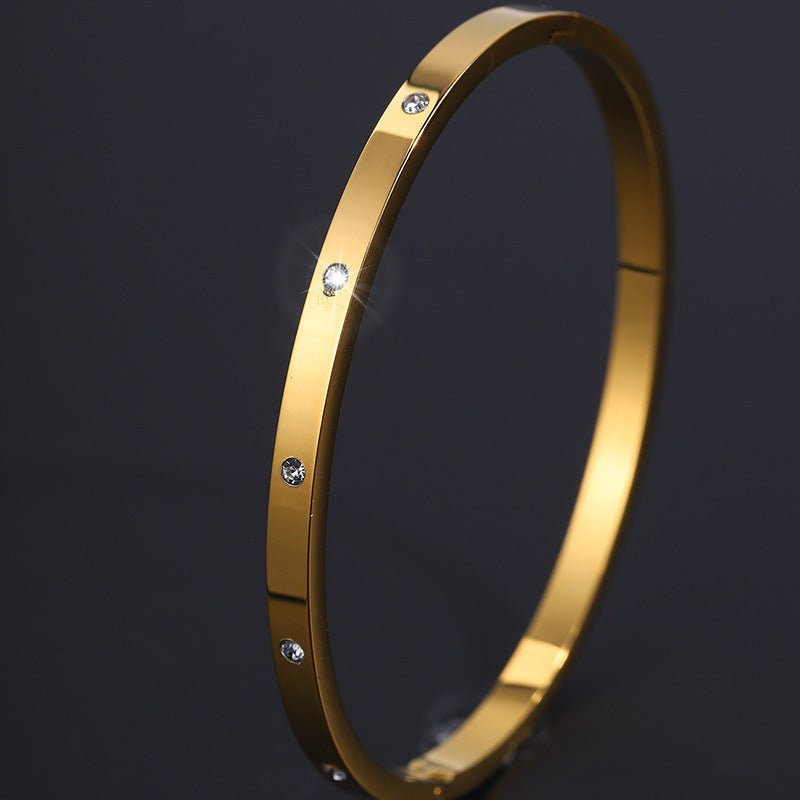 Bracelet Éclatant 18k en Rhinestones Non - Fanés - Allomarc.com