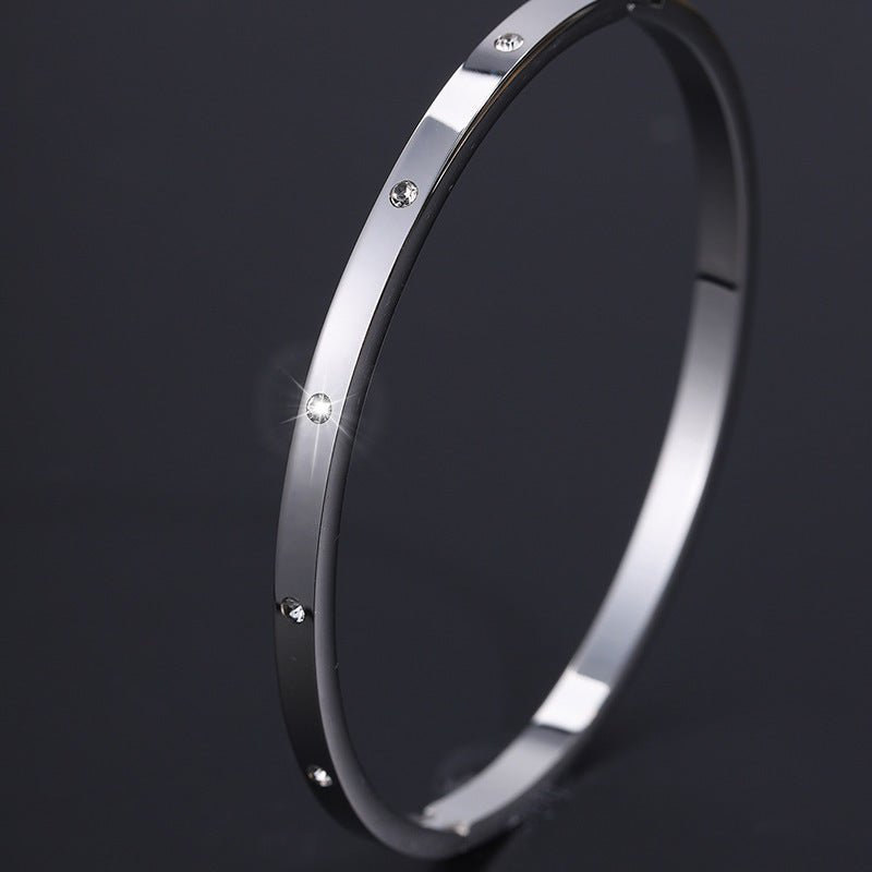 Bracelet Éclatant 18k en Rhinestones Non - Fanés - Allomarc.com