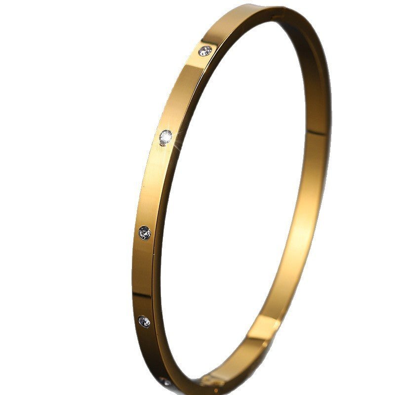 Bracelet Éclatant 18k en Rhinestones Non - Fanés - Allomarc.com