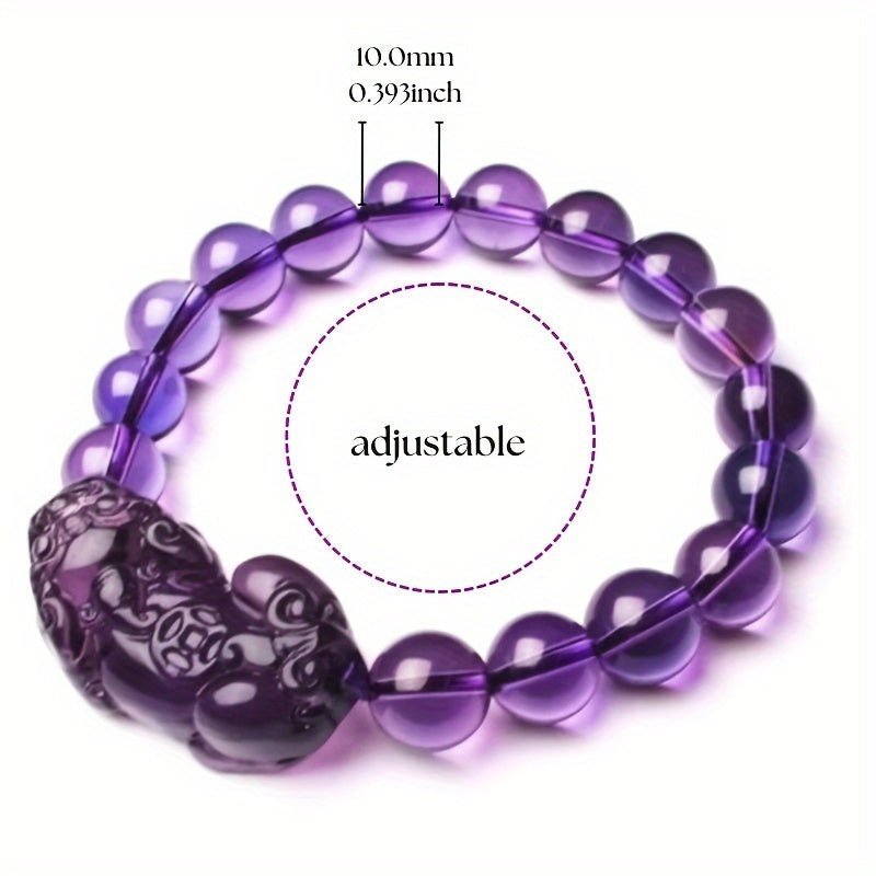Bracelet Feng Shui Purple Wealth Summons - Attire la Prospérité et Protège la Richesse - Allomarc.com