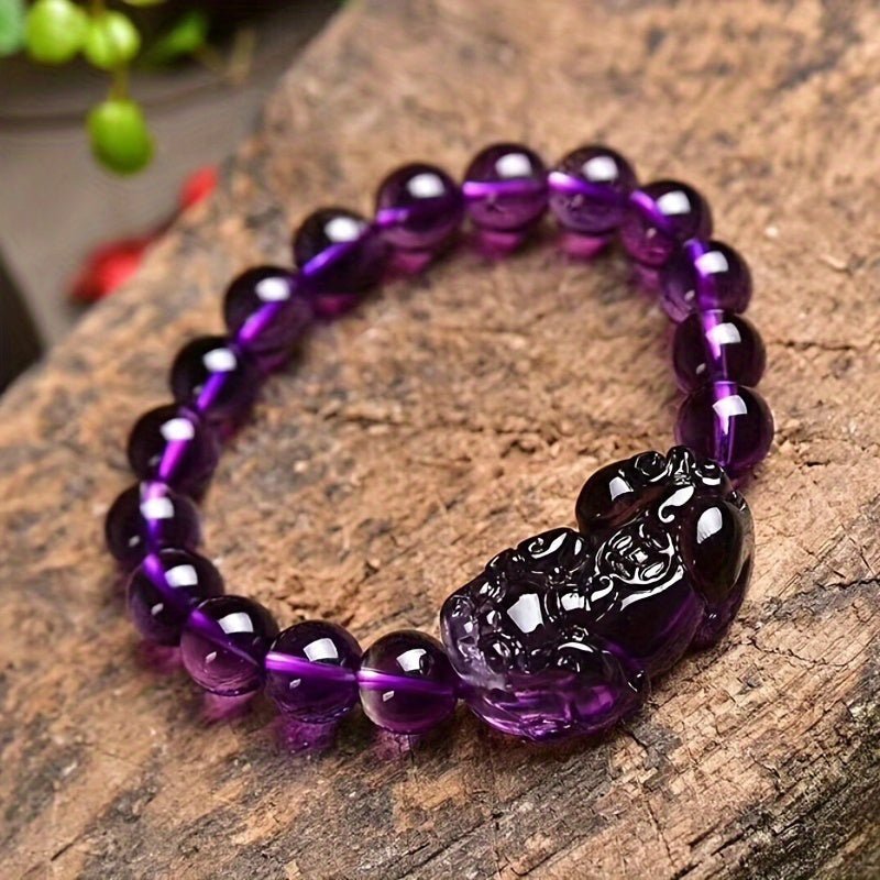 Bracelet Feng Shui Purple Wealth Summons - Attire la Prospérité et Protège la Richesse - Allomarc.com