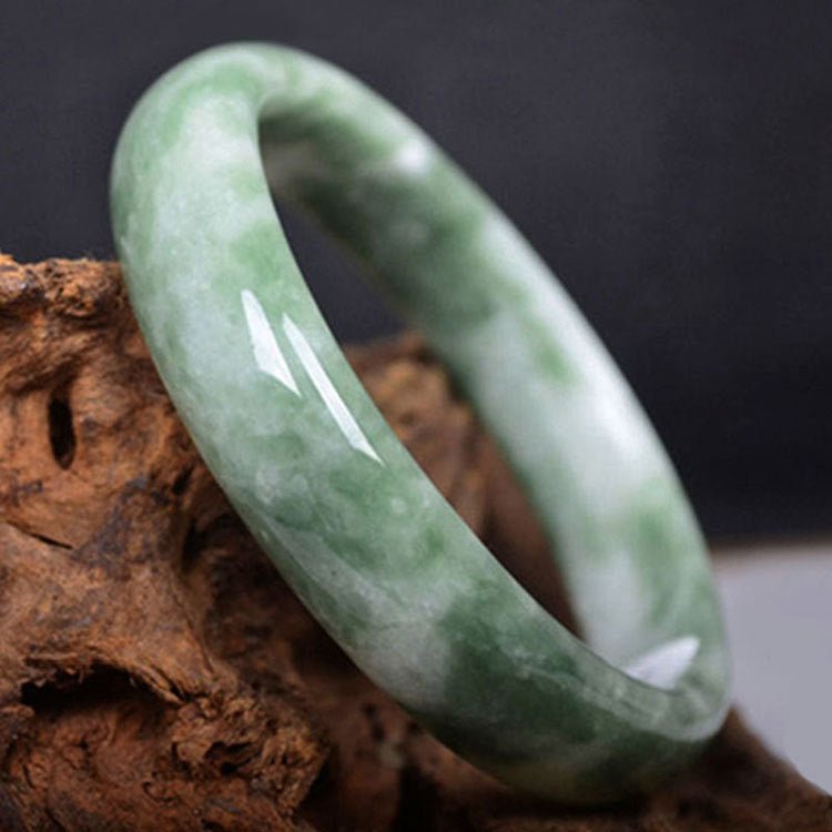Bracelet flottant en jade vert - Allomarc.com