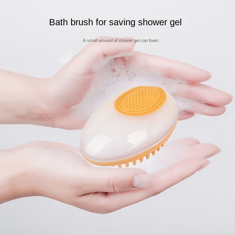 Brosse de Bain 2 - en - 1 pour Chiens et Chats - Outil de Nettoyage en Silicone - Allomarc.com