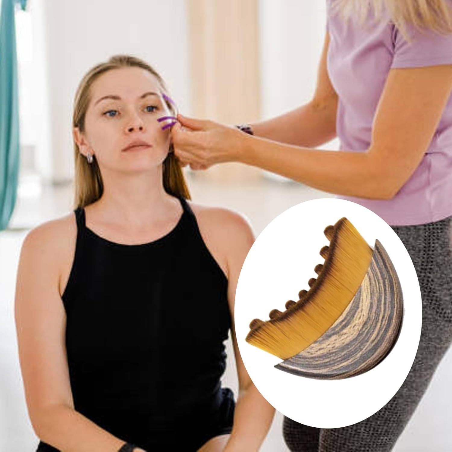 Brosse de Massage Facial Lymph Contour - Allomarc.com