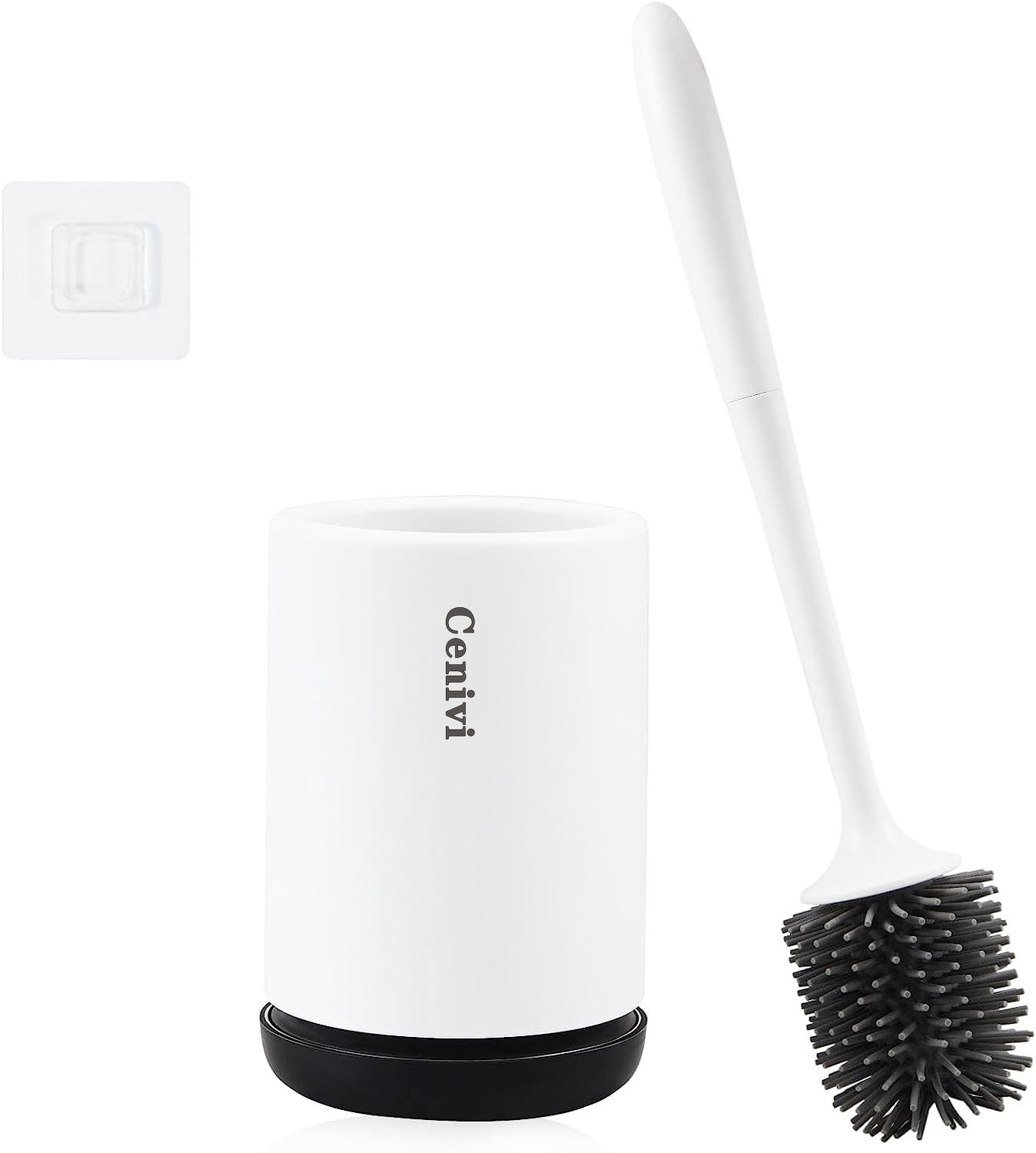 Brosse de Toilette à Tête en Plastique Souple Antiadhésive - Allomarc.com
