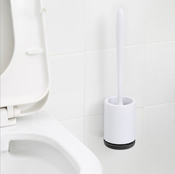 Brosse de Toilette à Tête en Plastique Souple Antiadhésive - Allomarc.com