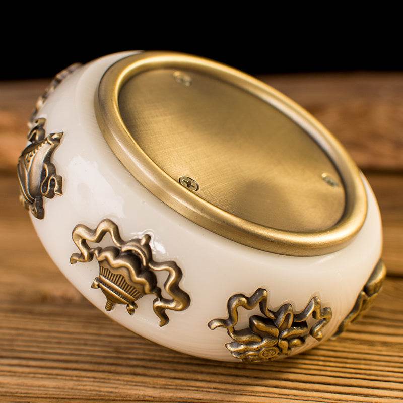 Brûleur d'Encens Bouddhiste en Bronze Ancien - Allomarc.com