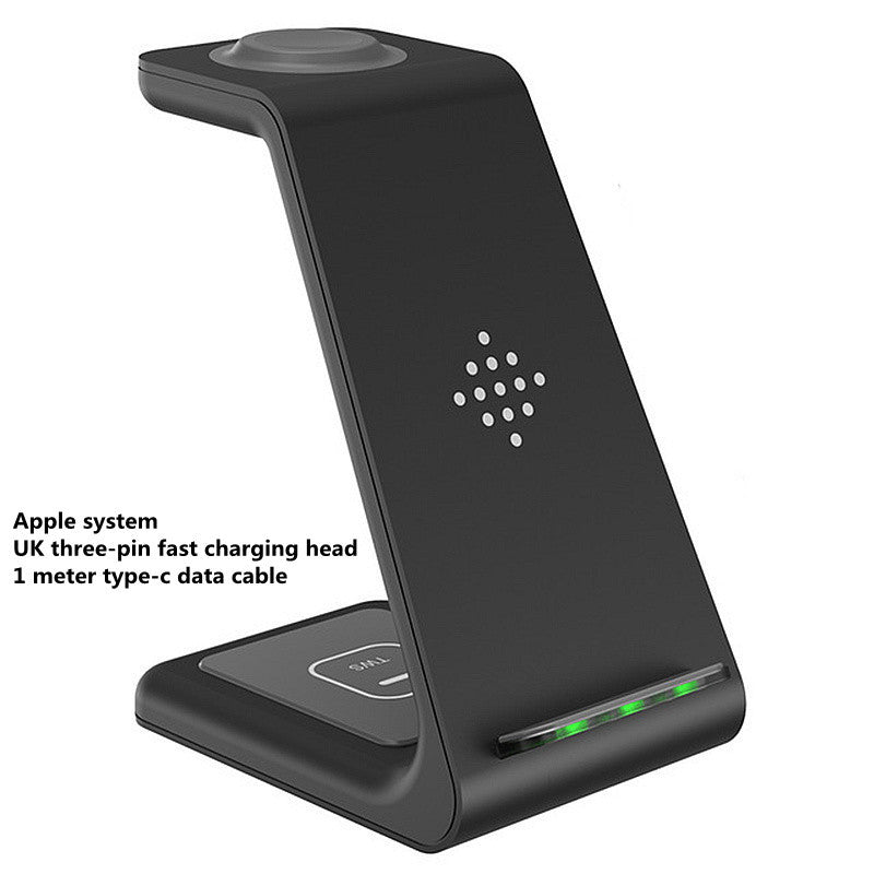 Station de Charge Sans Fil 3 en 1 - Support de Charge Rapide pour Téléphone