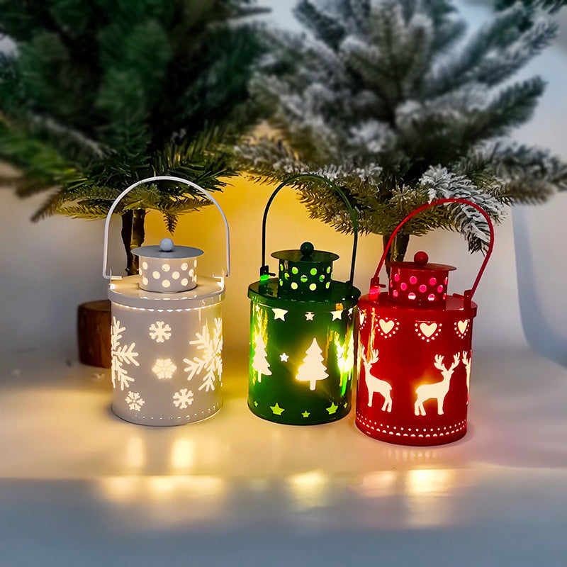 Lumières de Noël LED - Lanternes Électroniques de Style Nordique