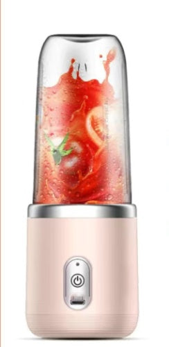 Mini Mixeur Portable 6 Lames - Blender à USB pour Smoothies et Sucres de Fruits