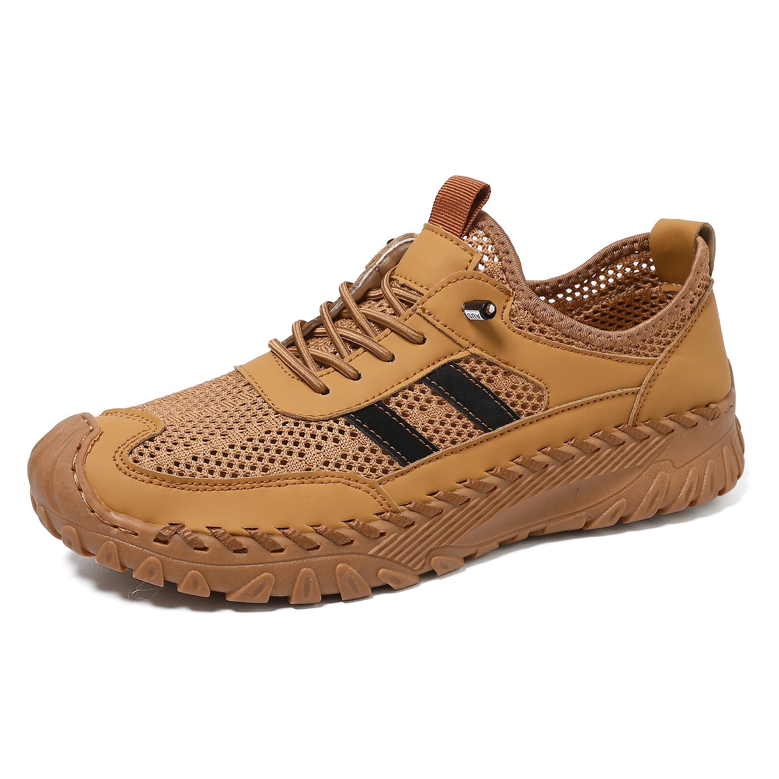 Chaussures Pour Hommes en Cuir de Vachette Plus Size en Maille de Mode Coréenne