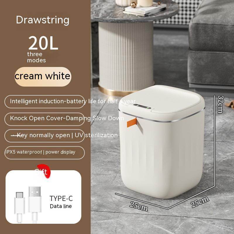 Poubelle Intelligente avec Couvercle pour Maison - Allomarc.com