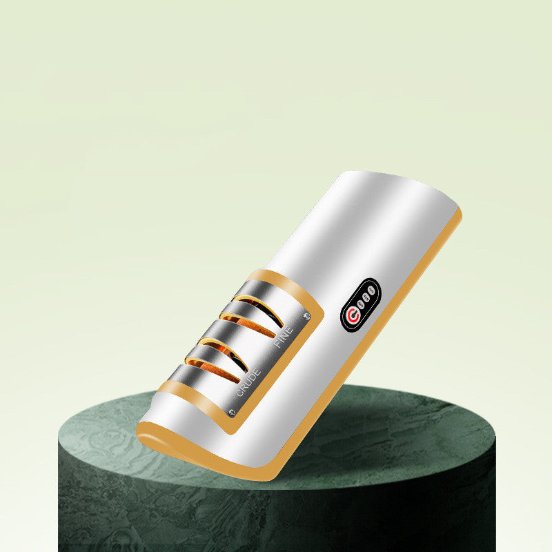 Aiguisoir électrique rechargeable USB automatique pour couteaux et ciseaux