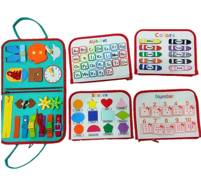 Livre d'Activités Enfant : Tableau Sensoriel d'Apprentissage - Allomarc.com
