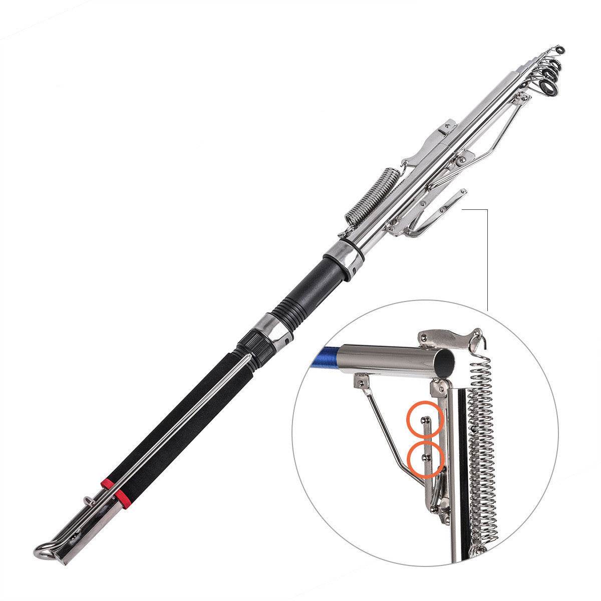 Canne de pêche auto-relevante en FRP - Allomarc.com